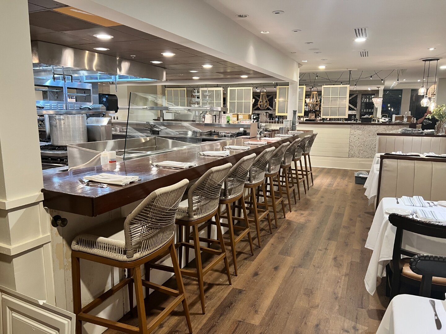 Chef’s table at The Château Sarasota